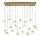 Lib & Co. - 12247-030 - LED Chandelier - Calcolo - Painted Antique Brass