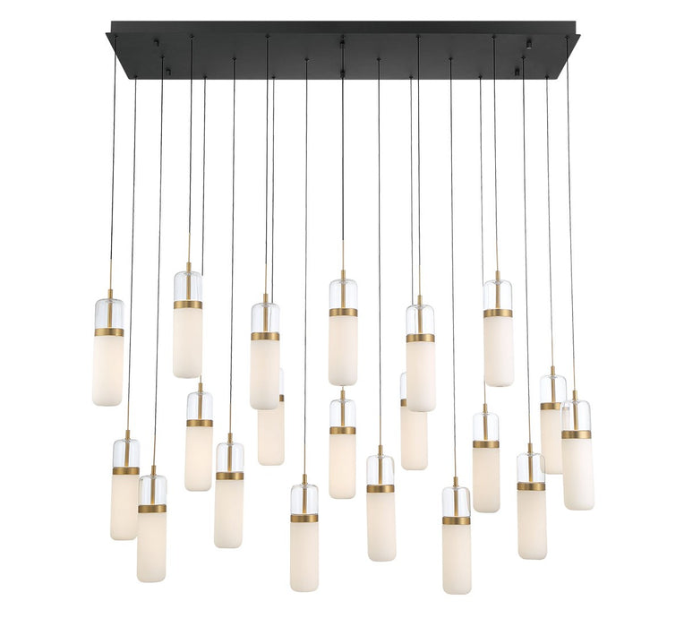 Lib & Co. - 12248-02 - LED Chandelier - Verona - Matte Black