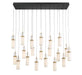 Lib & Co. - 12248-02 - LED Chandelier - Verona - Matte Black