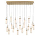 Lib & Co. - 12248-030 - LED Chandelier - Verona - Painted Antique Brass