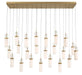 Lib & Co. - 12249-030 - LED Chandelier - Verona - Painted Antique Brass