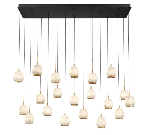 Lucidata LED Chandelier Matte Black
