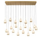 Lib & Co. - 12250-030 - LED Chandelier - Lucidata - Painted Antique Brass