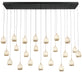 Lib & Co. - 12251-02 - LED Chandelier - Lucidata - Matte Black