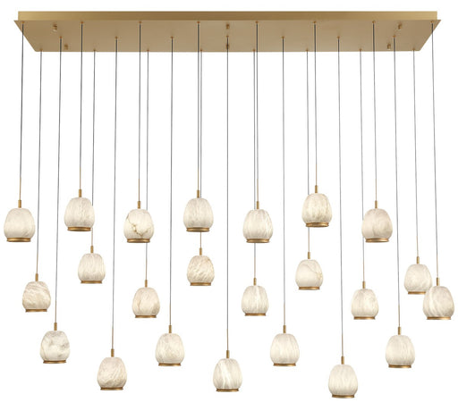 Lib & Co. - 12251-030 - LED Chandelier - Lucidata - Painted Antique Brass