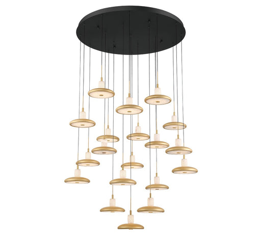 Mantova LED Chandelier Matte Black