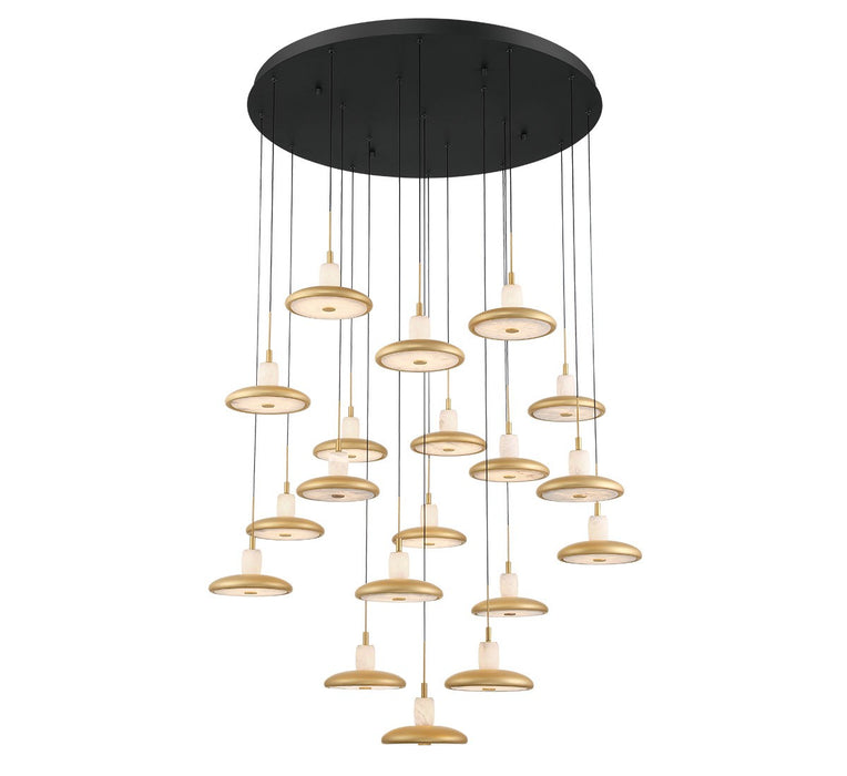 Lib & Co. - 12255-02 - LED Chandelier - Mantova - Matte Black