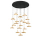 Lib & Co. - 12255-02 - LED Chandelier - Mantova - Matte Black
