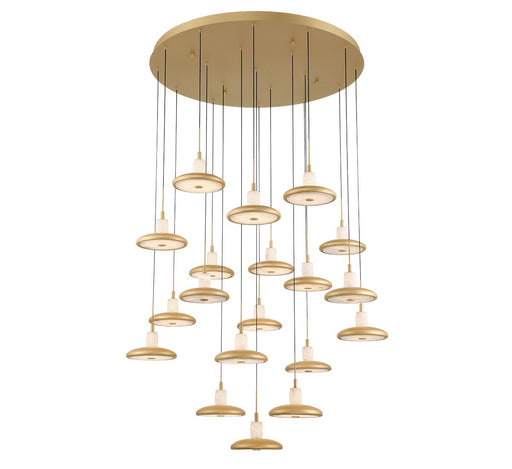 Lib & Co. - 12255-030 - LED Chandelier - Mantova - Painted Antique Brass