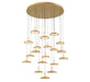 Lib & Co. - 12255-030 - LED Chandelier - Mantova - Painted Antique Brass