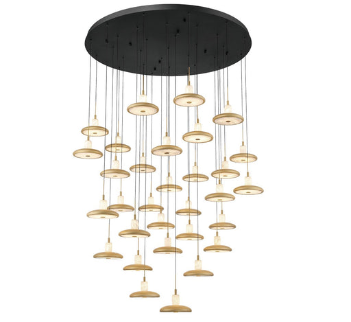 Mantova LED Chandelier Matte Black