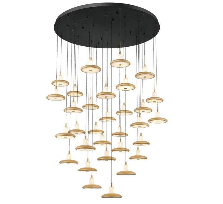 Lib & Co. - 12256-02 - LED Chandelier - Mantova - Matte Black