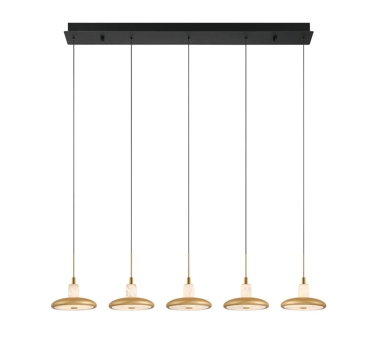 Lib & Co. - 12257-02 - LED Chandelier - Mantova - Matte Black