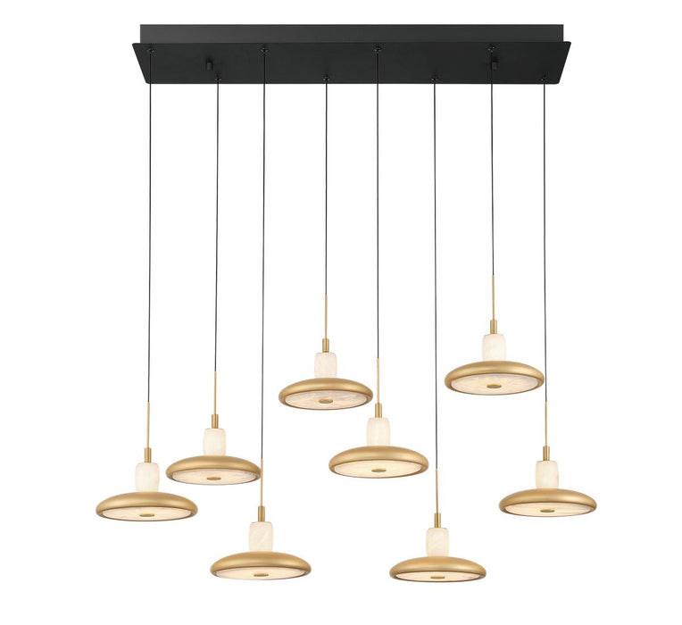 Lib & Co. - 12258-02 - LED Chandelier - Mantova - Matte Black