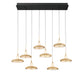 Lib & Co. - 12258-02 - LED Chandelier - Mantova - Matte Black