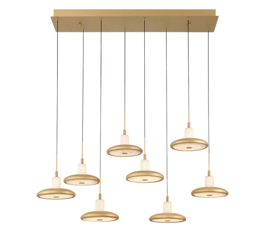 Lib & Co. - 12258-030 - LED Chandelier - Mantova - Painted Antique Brass