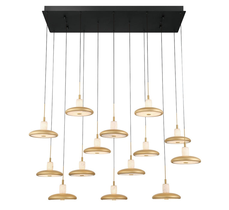 Lib & Co. - 12259-02 - LED Chandelier - Mantova - Matte Black