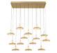 Lib & Co. - 12259-030 - LED Chandelier - Mantova - Painted Antique Brass