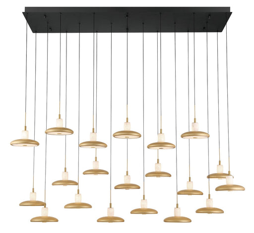 Mantova LED Chandelier Matte Black