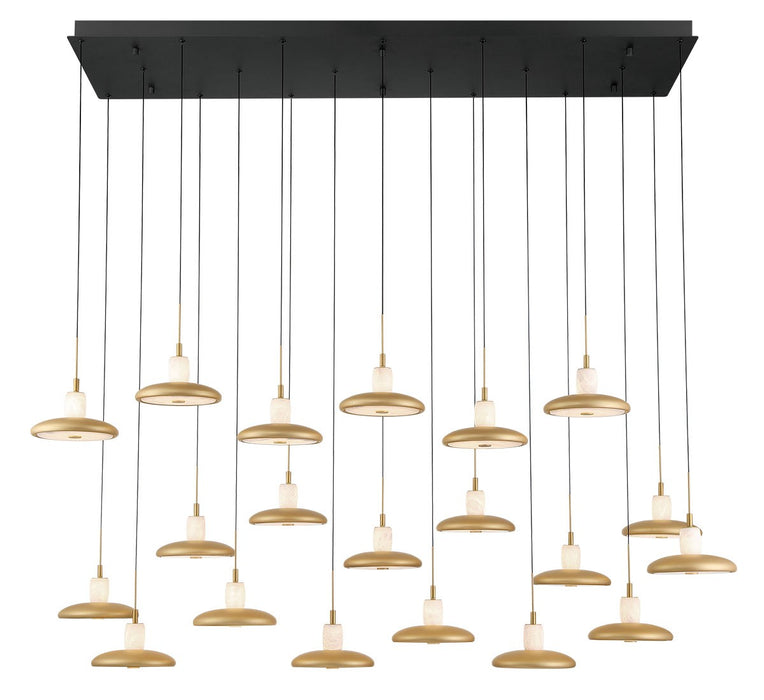Lib & Co. - 12260-02 - LED Chandelier - Mantova - Matte Black
