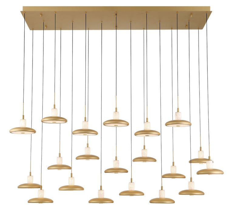 Lib & Co. - 12260-030 - LED Chandelier - Mantova - Painted Antique Brass