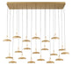 Lib & Co. - 12260-030 - LED Chandelier - Mantova - Painted Antique Brass