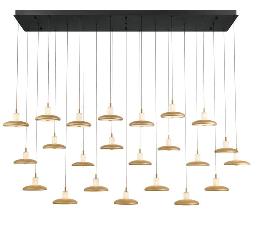 Mantova LED Chandelier Matte Black