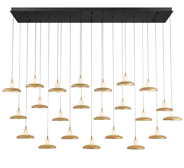 Lib & Co. - 12261-02 - LED Chandelier - Mantova - Matte Black