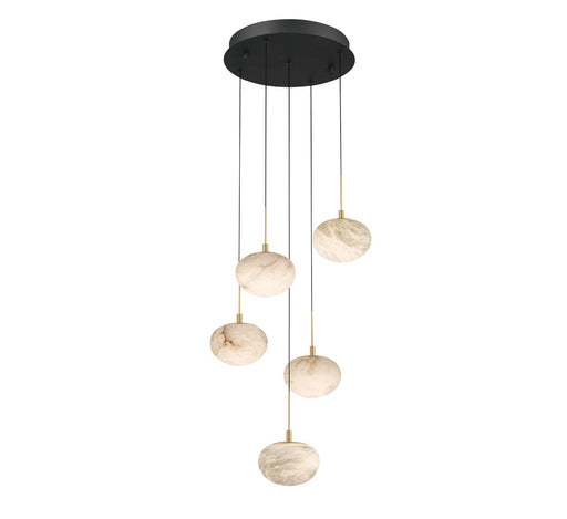 Lib & Co. - 12262-02 - LED Chandelier - Calcolo - Matte Black