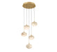 Lib & Co. - 12262-030 - LED Chandelier - Calcolo - Painted Antique Brass