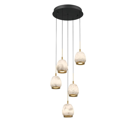 Lucidata LED Chandelier Matte Black