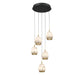 Lib & Co. - 12263-02 - LED Chandelier - Lucidata - Matte Black
