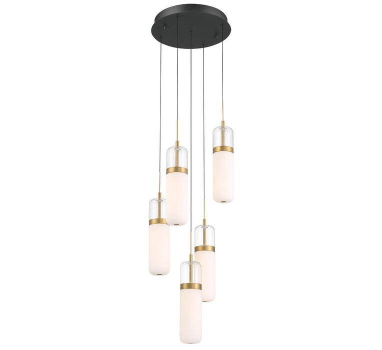 Lib & Co. - 12264-02 - LED Chandelier - Verona - Matte Black