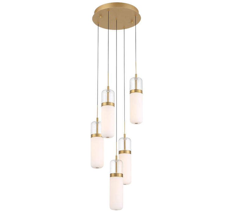 Lib & Co. - 12264-030 - LED Chandelier - Verona - Painted Antique Brass