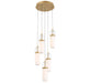 Lib & Co. - 12264-030 - LED Chandelier - Verona - Painted Antique Brass