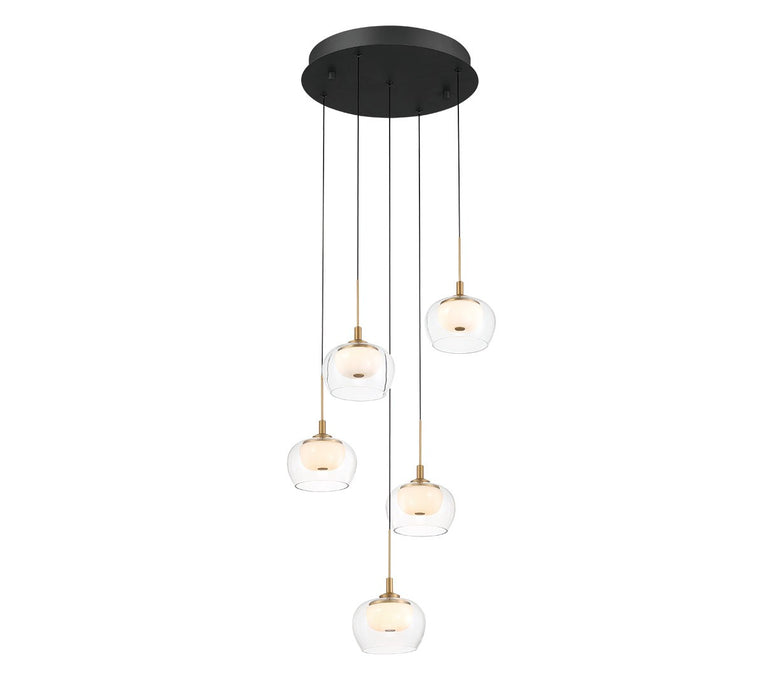 Lib & Co. - 12266-02 - LED Chandelier - Manarola - Matte Black