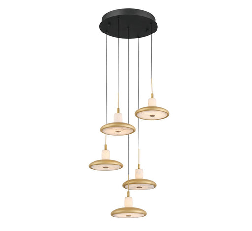 Mantova LED Chandelier Matte Black
