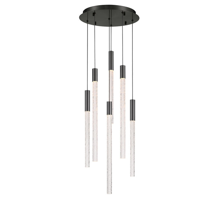 Lib & Co. - 12271-048 - LED Chandelier - Gravina - Brushed Gun Metal