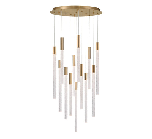 Gravina LED Chandelier Brushed Brass