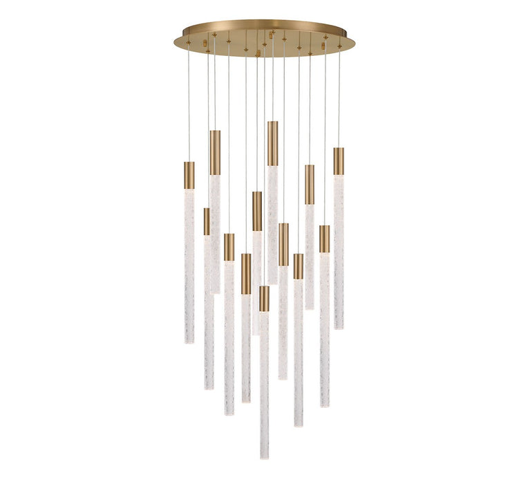 Lib & Co. - 12272-037 - LED Chandelier - Gravina - Brushed Brass