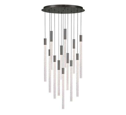 Lib & Co. - 12272-048 - LED Chandelier - Gravina - Brushed Gun Metal