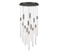 Lib & Co. - 12272-048 - LED Chandelier - Gravina - Brushed Gun Metal