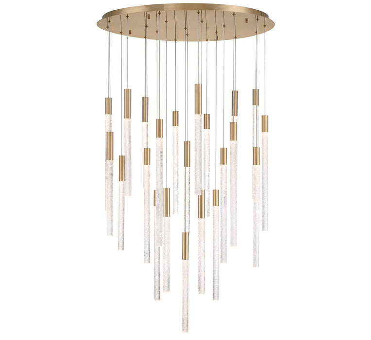 Lib & Co. - 12273-037 - LED Chandelier - Gravina - Brushed Brass