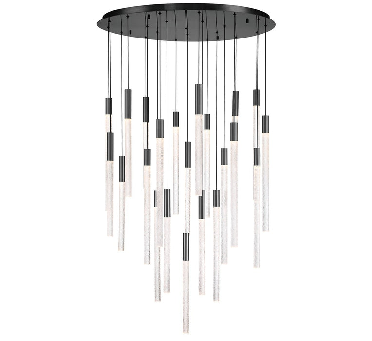 Lib & Co. - 12273-048 - LED Chandelier - Gravina - Brushed Gun Metal
