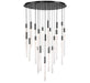 Lib & Co. - 12273-048 - LED Chandelier - Gravina - Brushed Gun Metal