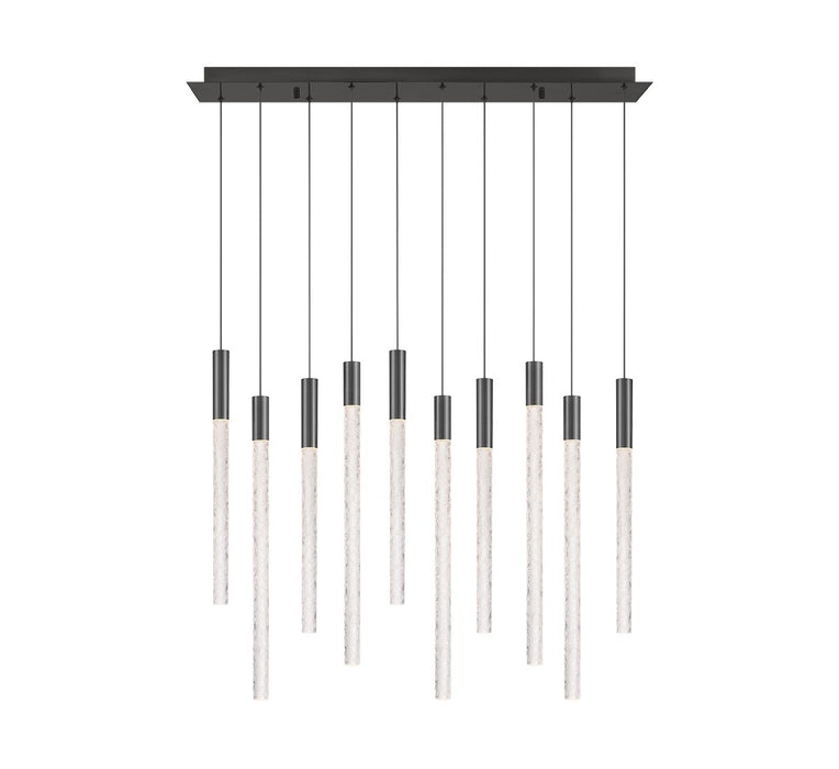 Lib & Co. - 12274-048 - LED Chandelier - Gravina - Brushed Gun Metal