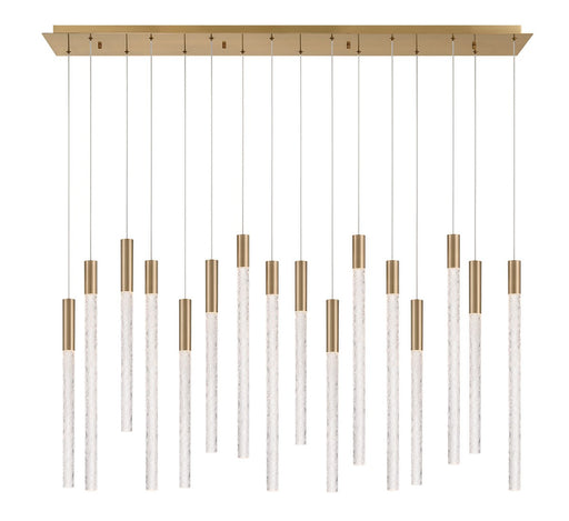 Gravina LED Chandelier Brushed Brass