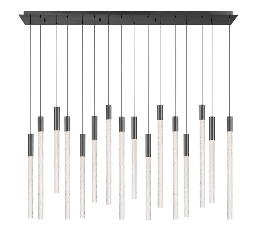 Gravina LED Chandelier Brushed Gun Metal