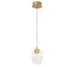 Lib & Co. - 12287-030 - LED Pendant - Castelo - Painted Antique Brass