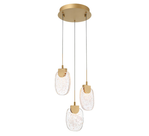 Castelo LED Pendant Painted Antique Brass